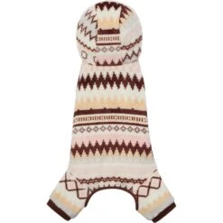 Frisco Fairisle Cozy Plush Fleece Dog & Cat PJs, Cream 11 Frisco Fairisle Cozy Plush Fleece Dog & Cat PJs, Cream -Frisco 719006 PT4. AC SS1800 V1692720278