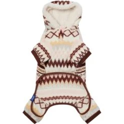 Frisco Fairisle Cozy Plush Fleece Dog & Cat PJs, Cream 12 Frisco Fairisle Cozy Plush Fleece Dog & Cat PJs, Cream -Frisco 719006 PT5. AC SS1800 V1692720254