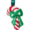 Frisco Holiday My First Christmas Candy Cane Plush Squeaky Puppy Toy